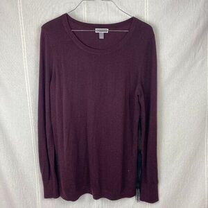 Chelsea 28 Sweater Burgundy with Black Tulle Back A4188 Sz Medium